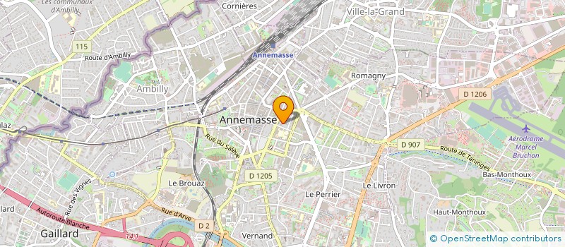 localisation de l'entreprise MONSIEUR DJELIL SANTOUH à ANNEMASSE