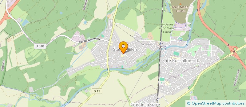 localisation de l'entreprise MONSIEUR DJELLAL BENCHERIF  STAFFELFELDEN