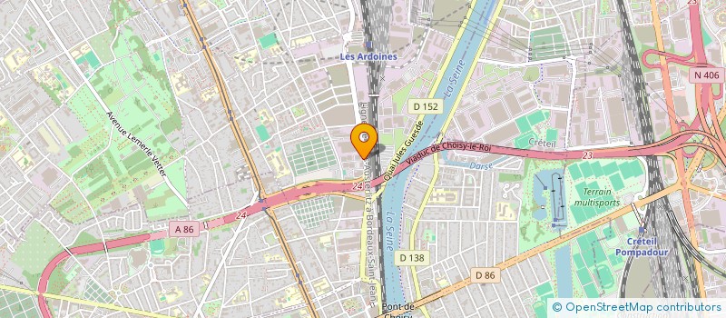 localisation de l'entreprise MONSIEUR DJELLOUL AMAR BELMADANI  VITRY-SUR-SEINE