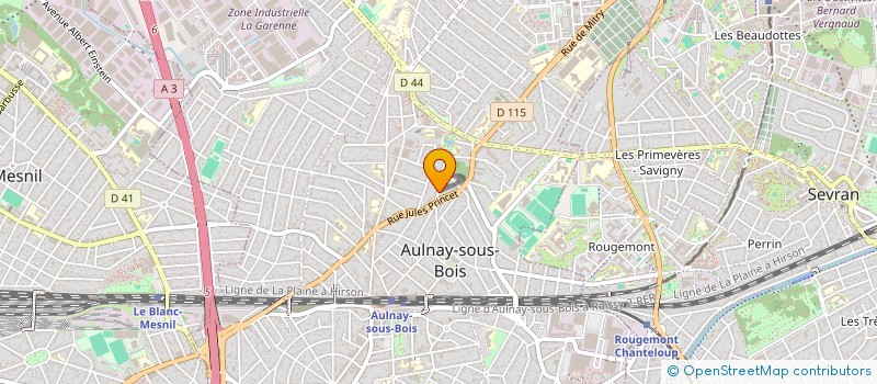 localisation de l'entreprise MONSIEUR DJELLOUL AMAROUCHE à AULNAY-SOUS-BOIS