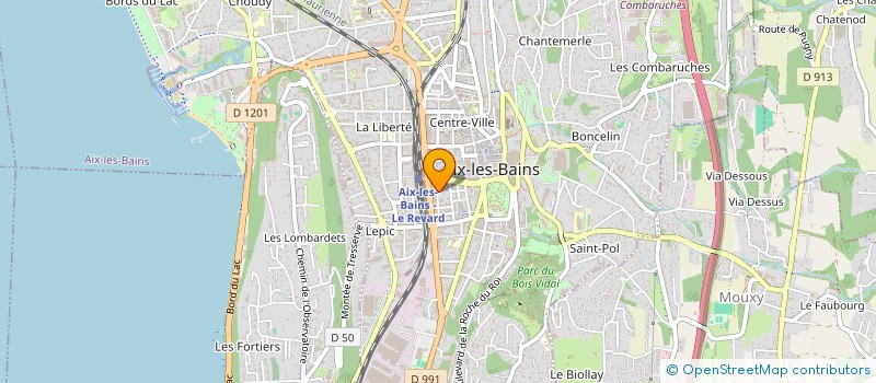 localisation de l'entreprise MONSIEUR DJELLOUL AOUNIT  AIX-LES-BAINS