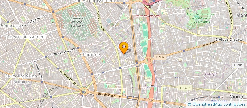 localisation de l'entreprise MONSIEUR DJELLOUL BENZERARA  PARIS