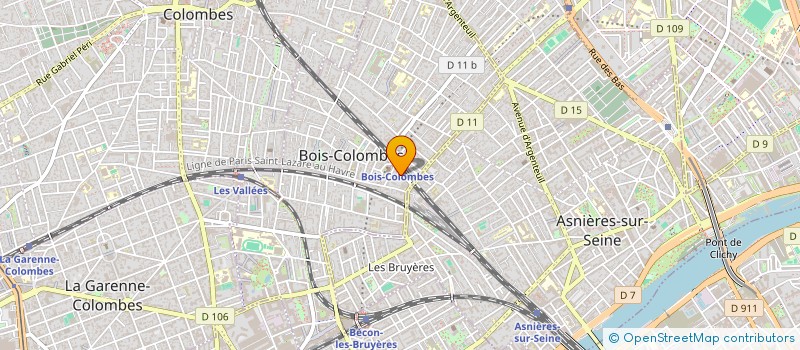 localisation de l'entreprise MONSIEUR DJELLOUL DJAHNINE à BOIS-COLOMBES