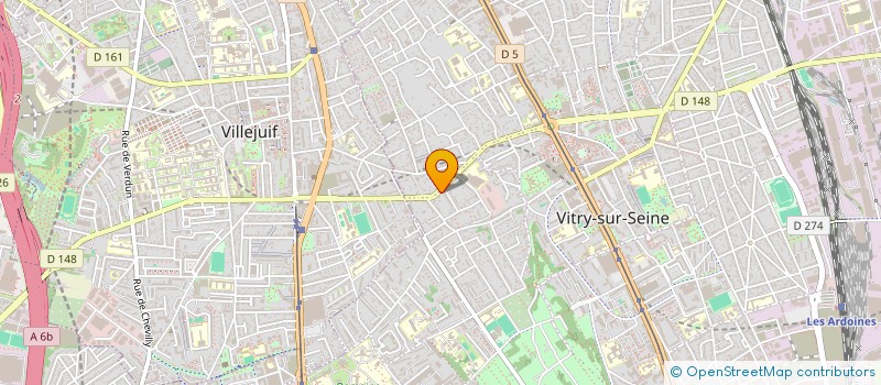 localisation de l'entreprise MONSIEUR DJELLOUL DJEZZAR à VITRY-SUR-SEINE
