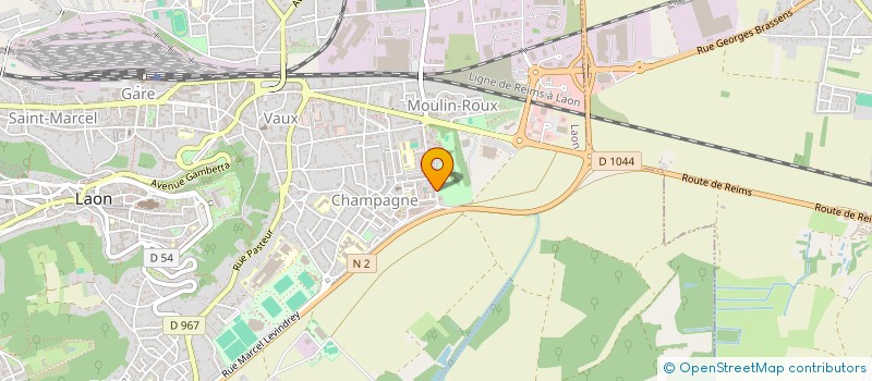 localisation de l'entreprise MONSIEUR DJELLOUL KOUAL  LAON