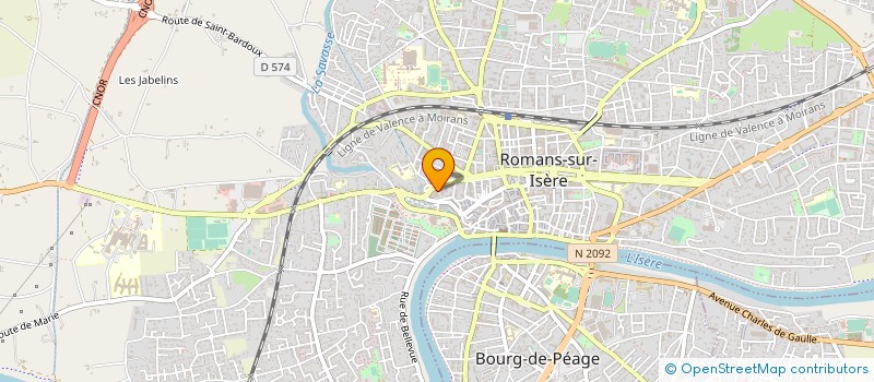 localisation de l'entreprise MONSIEUR DJELLOUL OUABDELKADER à ROMANS-SUR-ISERE