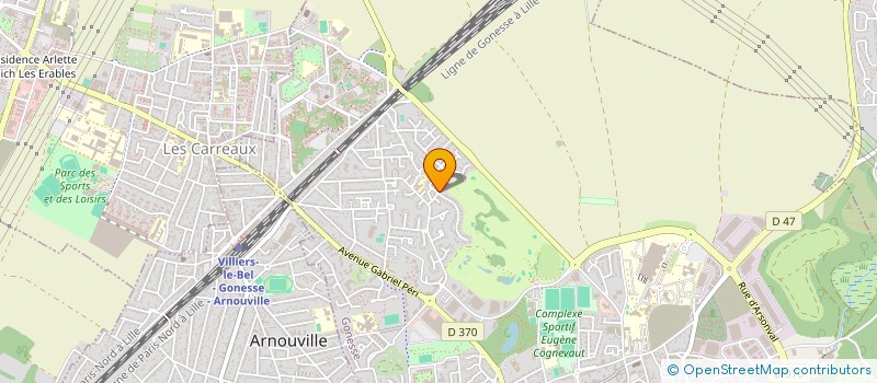 localisation de l'entreprise MONSIEUR DJELLOUL SEMARA  GONESSE