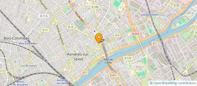 localisation de l'entreprise MONSIEUR DJELLOUL ZEGHOUBI  ASNIERES-SUR-SEINE