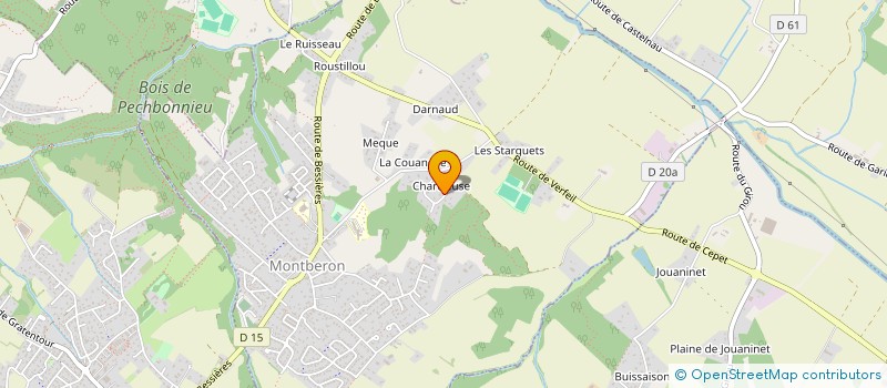 localisation de l'entreprise MONSIEUR DJELOUL GUERROUI  MONTBERON