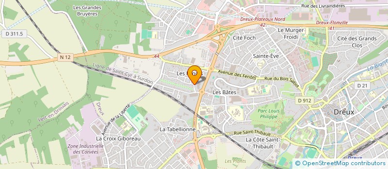 localisation de l'entreprise MONSIEUR DJEMAL YAHIAOUI à DREUX