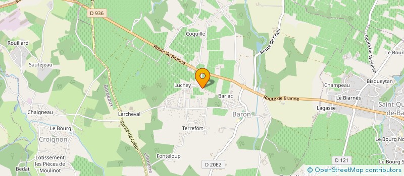 localisation de l'entreprise MONSIEUR DJEMEL BELAGOUNE  BARON