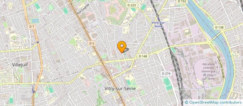 localisation de l'entreprise MONSIEUR DJEMEL BELAKHDAR  VITRY-SUR-SEINE