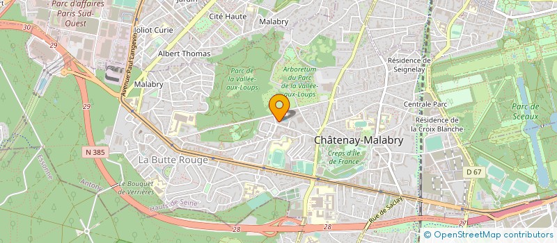 localisation de l'entreprise MONSIEUR DJEMEL BENREJDAL  CHATENAY-MALABRY