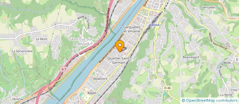 localisation de l'entreprise MONSIEUR DJEMEL BOUBAKRI  VIENNE