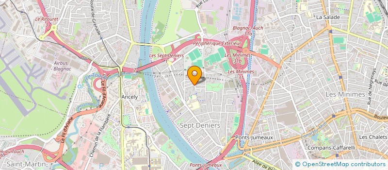 localisation de l'entreprise MONSIEUR DJEMEL OSMANI  TOULOUSE