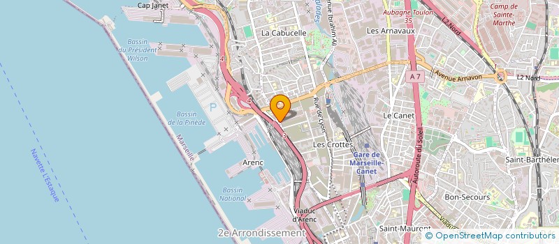 localisation de l'entreprise MONSIEUR DJEMEL ZERDOUM à MARSEILLE
