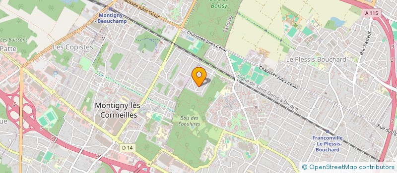 localisation de l'entreprise MONSIEUR DJEMELL BACHIRI  FRANCONVILLE