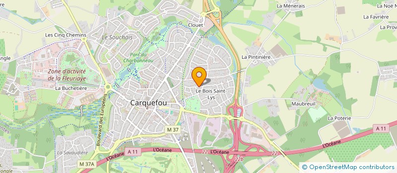 localisation de l'entreprise MONSIEUR DJEMIL BENCHARIF  CARQUEFOU