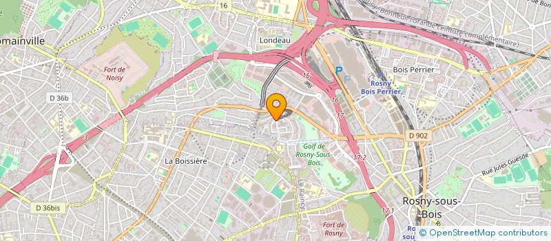 localisation de l'entreprise MONSIEUR DJEMIX PHIBEL à ROSNY-SOUS-BOIS