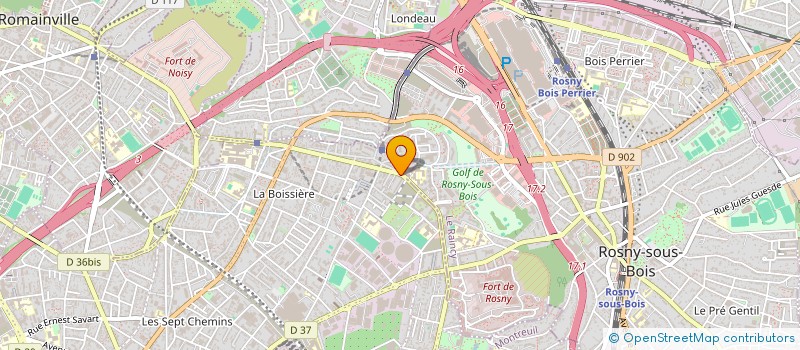 localisation de l'entreprise MONSIEUR DJEMMAL LABACHI  MONTREUIL