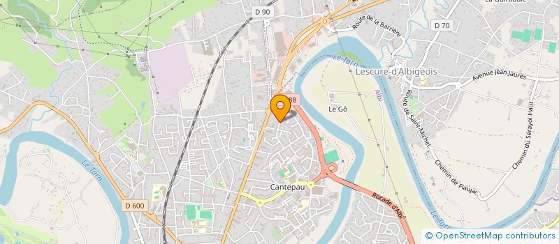 localisation de l'entreprise MONSIEUR DJEMO TAHIRI  ALBI