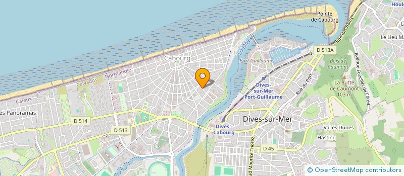 localisation de l'entreprise MONSIEUR DJEMOUI AISSAOUI  CABOURG