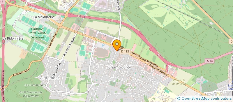 localisation de l'entreprise MONSIEUR DJEMY LOKENGE MBUNZU  CHAMBOURCY