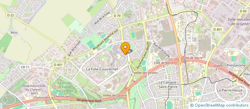 localisation de l'entreprise MONSIEUR DJENSSY AOULINI à CAEN