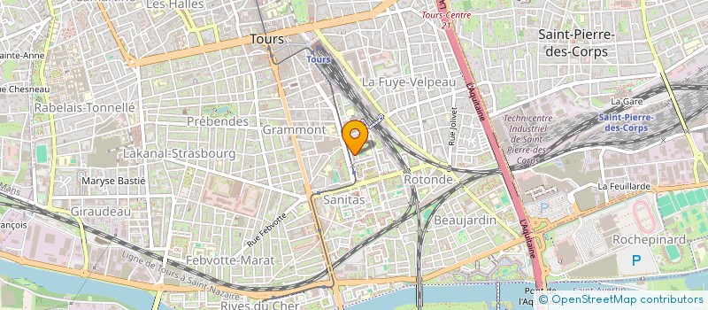 localisation de l'entreprise MONSIEUR DJEOUROU SAMBOU BOUNE  TOURS