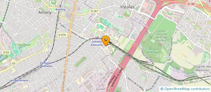 localisation de l'entreprise MONSIEUR DJESON KUEKENA MAVUBA à ANTONY