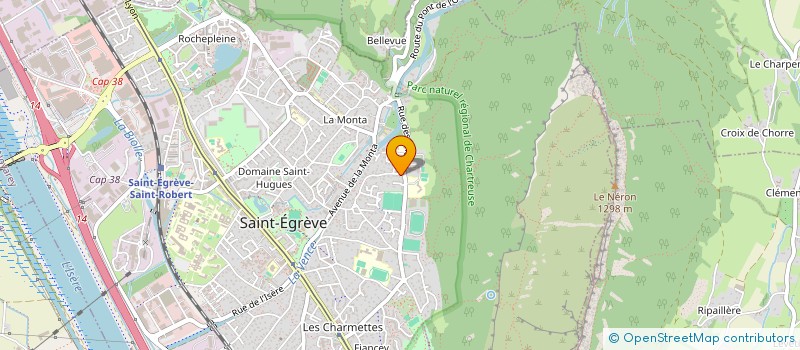 localisation de l'entreprise MONSIEUR DJESSAN SEVERIN TIBE BI à SAINT-EGREVE