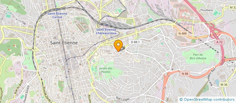 localisation de l'entreprise MONSIEUR DJESSIM AMRI  SAINT-ETIENNE