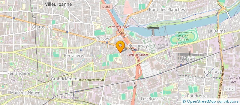 localisation de l'entreprise MONSIEUR DJESSIM MAAROUK  VILLEURBANNE