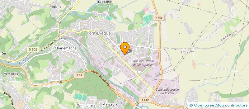 localisation de l'entreprise MONSIEUR DJESSIM TIAR  PONT-EVEQUE