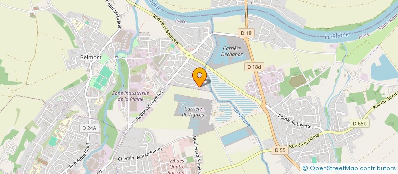 localisation de l'entreprise MONSIEUR DJESSIME BEN MESSAOUD  CHAVANOZ