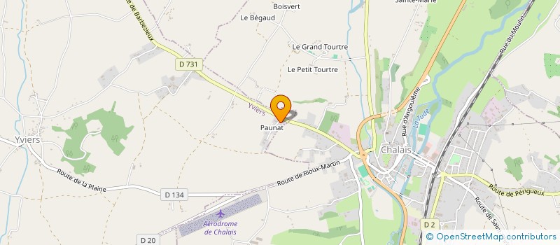 localisation de l'entreprise MONSIEUR DJESSY ALEXANDRE OUARAB  YVIERS