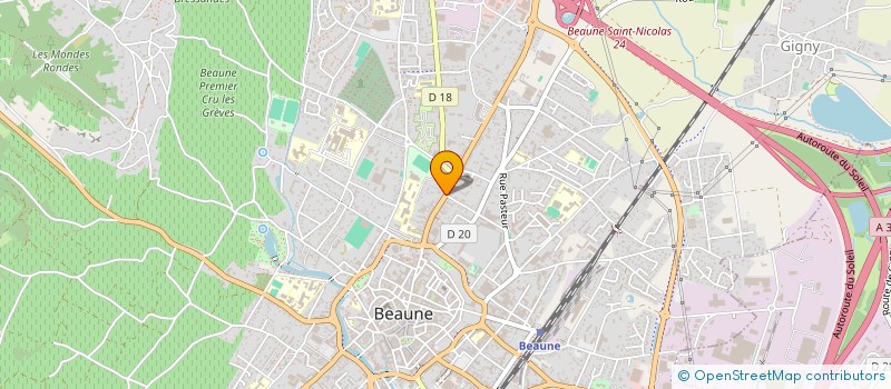 localisation de l'entreprise MONSIEUR DJESSY DALIER à BEAUNE