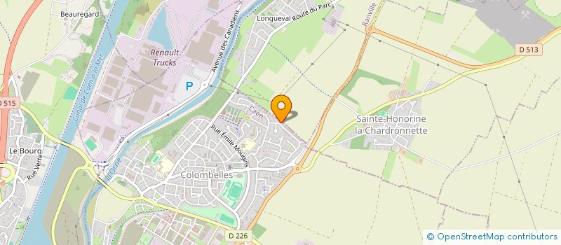 localisation de l'entreprise MONSIEUR DJESSY NOEL  COLOMBELLES