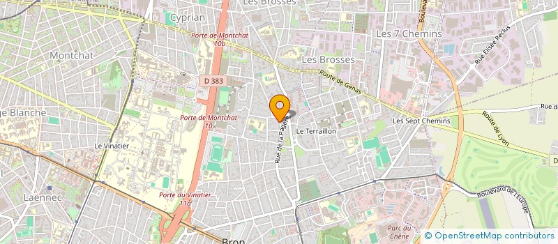 localisation de l'entreprise MONSIEUR DJESSYM AGHAEE à BRON