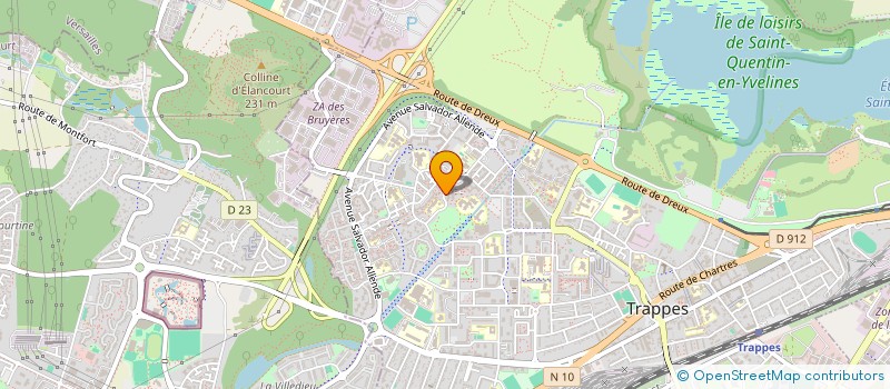 localisation de l'entreprise MONSIEUR DJESTICE KISUNGU-DA COSTA  TRAPPES