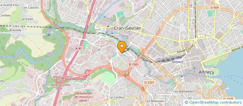 localisation de l'entreprise MONSIEUR DJEZONE M'CHINDRA-MARI  ANNECY