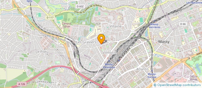 localisation de l'entreprise MONSIEUR DJHERY MOUSSAVOU MOUSSAVOU  MASSY