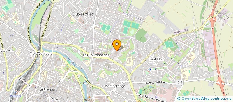 localisation de l'entreprise MONSIEUR DJIBA CAMARA  POITIERS