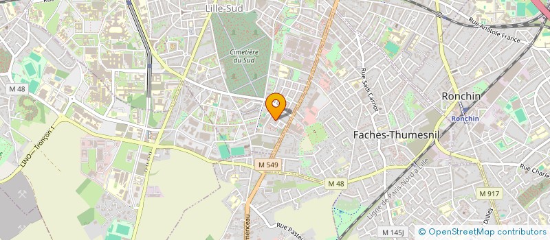 localisation de l'entreprise MONSIEUR DJIBA CISSE  LILLE