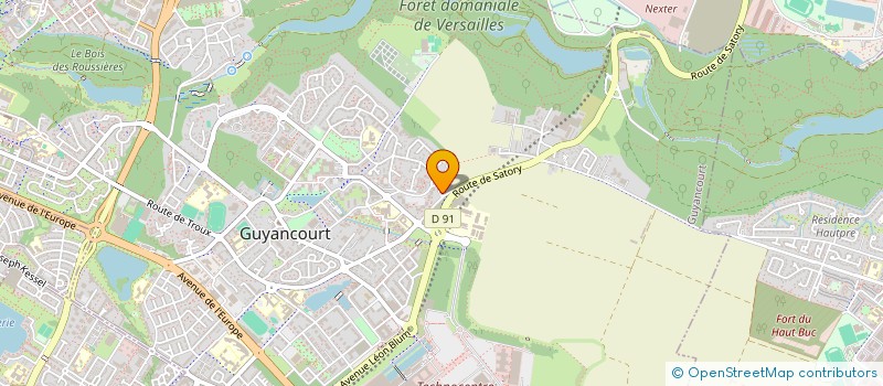 localisation de l'entreprise MONSIEUR DJIBA CONDE  GUYANCOURT