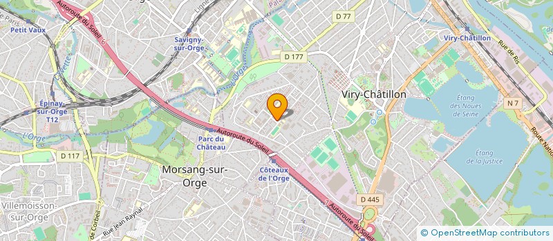 localisation de l'entreprise MONSIEUR DJIBA CONDE à VIRY-CHATILLON