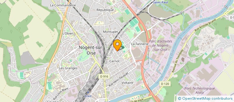 localisation de l'entreprise MONSIEUR DJIBA KABA  NOGENT-SUR-OISE