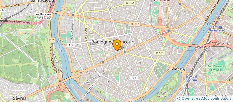 localisation de l'entreprise MONSIEUR DJIBA KABA à BOULOGNE-BILLANCOURT