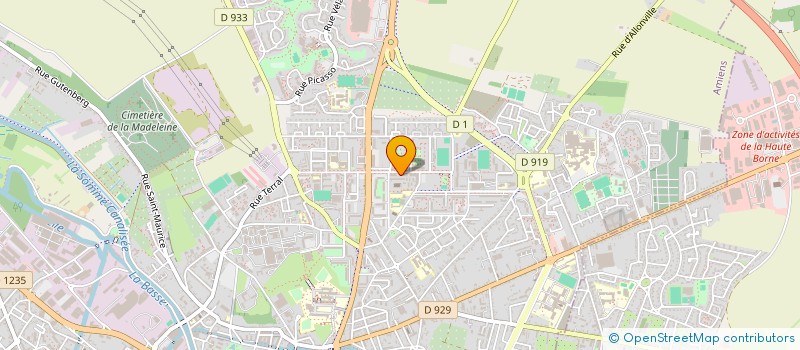 localisation de l'entreprise MONSIEUR DJIBA KABA  AMIENS