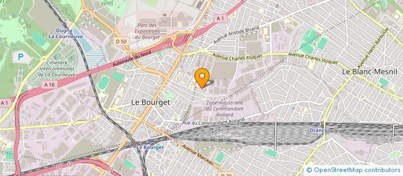 localisation de l'entreprise MONSIEUR DJIBERY TANDIAN à LE BOURGET